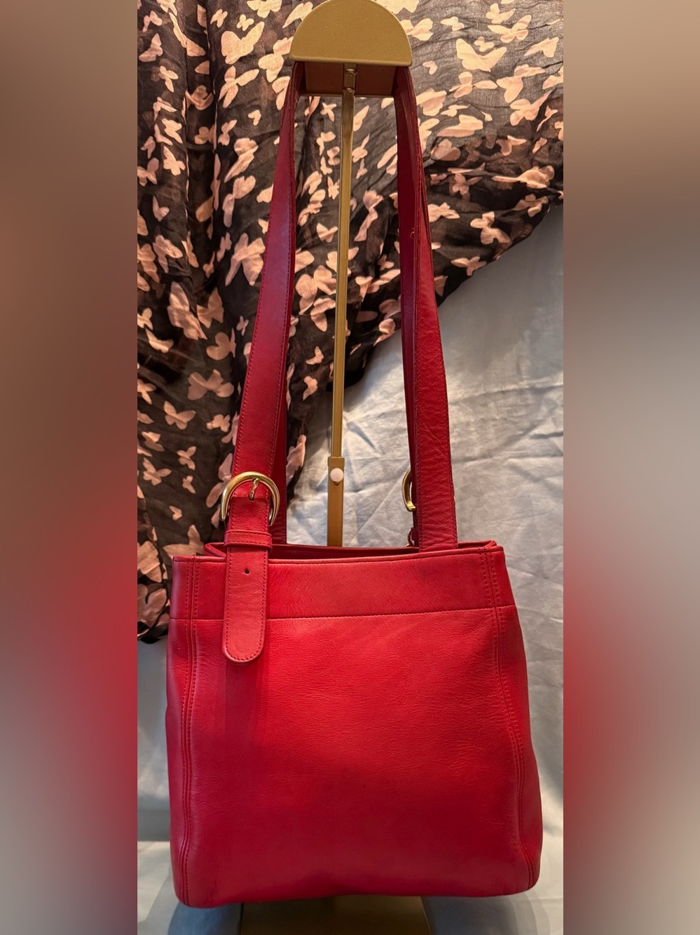 Coach Vintage Waverly Soho Buckle Bag with Cherry Charm - Picture 2 of 12